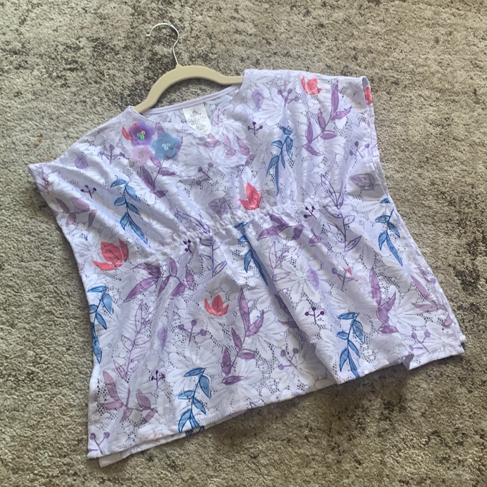 Disney frozen swim coverup girls size 5/6